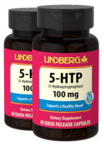 5-HTP, 100 mg, 60 Quick Release Capsules, 2 Bottles