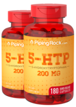 5-HTP, 200 mg, 180 Quick Release Capsules, 2 Bottles