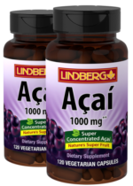 Acai, 1000 mg, 120 Capsules, 2 Bottles