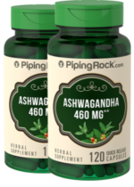 Ashwagandha Root (Withania somnifera), 460 mg, 120 Quick Release Capsules, 2 Bottles