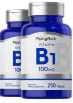 B-1 (Thiamin), 100 mg, 250 Tablets, 2 Bottles