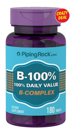 B-100% Daily Value Complex, 180 Tablets