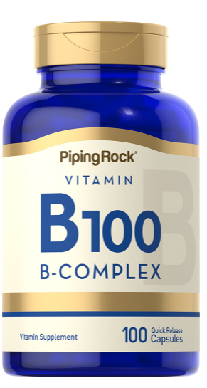 B-100 Vitamin B Complex, 100 Quick Release Capsules