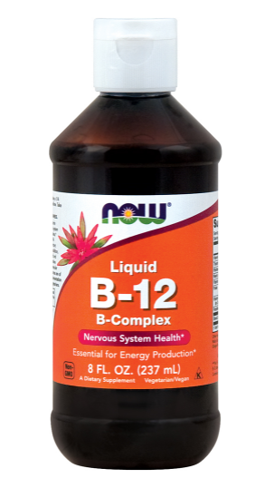 B-12 B-Complex Liquid, 8 fl oz (237 mL) Bottle