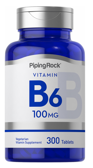 B-6 (Pyridoxine), 100 mg, 300 Tablets