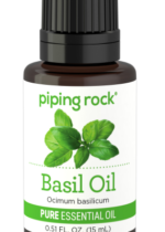 Basil Pure Essential Oil (GC/MS Tested), 1/2 fl oz (15 mL) Dropper Bottle