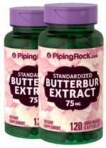 Butterbur Extract, 75 mg, 120 Quick Release Capsules, 2 Bottles