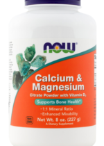 Calcium Citrate & Magnesium plus D3 Powder, 8 oz (227 g) Bottle