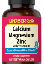 Calcium Magnesium Zinc with Vitamin D3, 120 Vegetarian Caplets