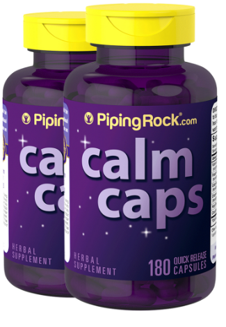 Calm Caps, 180 Quick Release Capsules, 2 Bottles