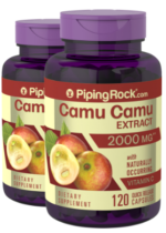 Camu Camu Extract, 2000 mg, 120 Quick Release Capsules, 2 Bottles