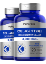 Chicken Sternum Collagen Type II, 3000 mg (per serving), 120 Quick Release Capsules, 2 Bottles