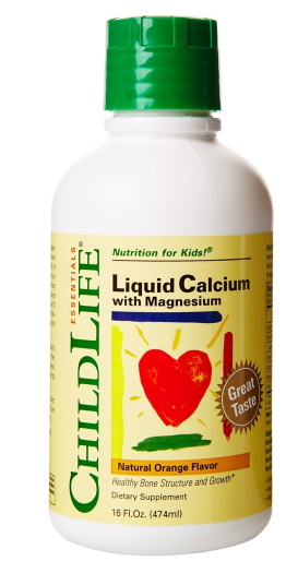 Children's Liquid Calcium & Magnesium (Natural Orange), 16 fl oz Bottle