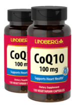 CoQ10, 100 mg, 120 Vegetarian Capsules, 2 Bottles