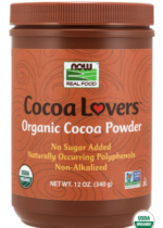 Cocoa Powder (Organic), 12 oz (340 g) Bottle