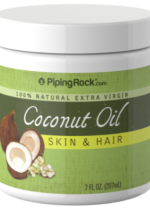 Coconut Oil 100% Natural for Skin & Hair, 7 fl oz (207 mL) Jar