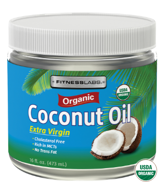 Coconut Oil Extra Virgin Organic, 16 fl oz (473 mL) Bottle