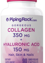 Collagen 350 mg + Hyaluronic Acid 150 mg, 90 Quick Release Capsules