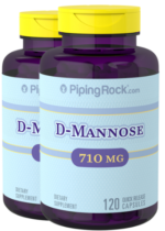 D-Mannose, 710 mg, 120 Quick Release Capsules, 2 Bottles