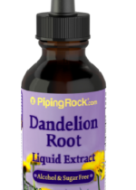 Dandelion Root Liquid Extract Alcohol Free, 2 fl oz (59 mL) Dropper Bottle