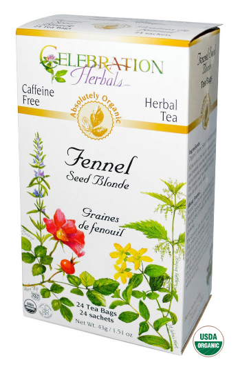 Fennel Seed Blonde Tea, 24 Tea Bags
