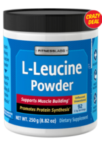 L-Leucine Powder, 8.82 oz (250 g) Bottle