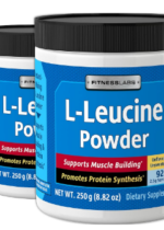 L-Leucine Powder, 8.82 oz (250 g) Bottle, 2 Bottles