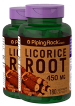 Licorice Root, 450 mg, 180 Quick Release Capsules, 2 Bottles