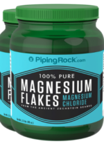 Magnesium Chloride Flakes from the Ancient Zechstein Sea, 2.5 lbs (40 oz) Bottle, 2 Bottles