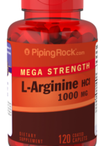 Mega Strength L-Arginine HCL (Pharmaceutical Grade), 1000 mg, 120 Coated Caplets