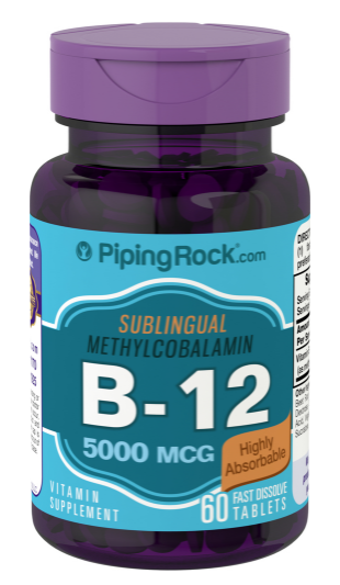 Methylcobalamin B-12 (Sublingual), 5000 mcg, 60 Fast Dissolve Tablets