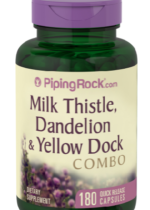 Milk Thistle, Dandelion & Yellow Dock, 180 Quick Release Capsules
