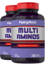 Multi Amino, 1000 mg, 200 Coated Caplets, 2 Bottles