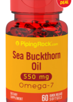 Omega-7 Sea Buckthorn Oil, 550 mg, 60 Quick Release Softgels