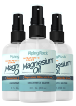 Pure Magnesium Oil, 8 fl oz (237 mL) Spray Bottle, 3 Spray Bottles