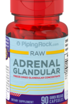 Raw Adrenal Glandular (Bovine), 350 mg, 90 Quick Release Capsules