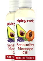 Sensuality Massage & Body Oil, 4 fl oz (118 mL) Bottles, 2 Bottles