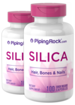 Silica (Horsetail), 500 mg, 100 Quick Release Capsules, 2 Bottles