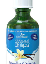 Stevia Liquid (Vanilla Creme), 2 fl oz (60 mL) Dropper Bottle