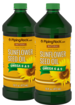 Sunflower Seed Oil, 16 fl oz (473 mL) Bottles, 2 Bottles