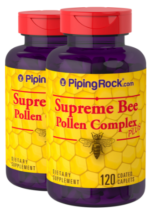 Supreme Bee Pollen Complex, 120 Coated Caplets, 2 Bottles