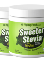 Sweeter Stevia Extract with Inulin Powder, 4.5 oz (128 g) , 2 Jars