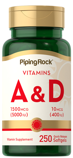 Vitamin A & D3, A 5,000 IU D-400 IU , 250 Quick Release Soft gels