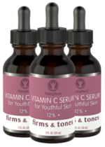 Vitamin C Serum 12%+, 2 fl oz (59 mL) Dropper Bottle, 3 Dropper Bottles