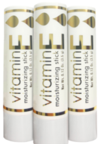 Vitamin E Moisturizing Stick 3 Pack, 0.1 oz (3.5 g) Tubes, 3 Tubes