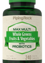 Max Whole Greens/Fruits & Vegetables with Probiotics, 240 Coated Caplets