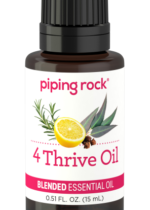 4 Thrive Essential Oil (GC/MS Tested), 1/2 fl oz (15 mL) Dropper Bottle