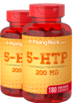 5-HTP, 200 mg, 180 Quick Release Capsules, 2 Bottles