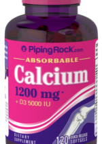 Absorbable Calcium 1200 mg Plus D3 5000 IU (per serving), 120 Quick Release Softgels