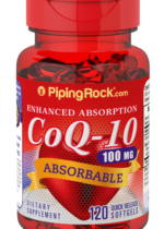 Absorbable CoQ10, 100 mg, 120 Quick Release Softgels